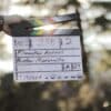 person holds clapperboard hunter moranville dated january 11, 2018